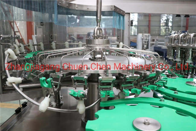 Coconut Juice Glass Bottle Filling Aluminum Screw Cap Sealing Machine