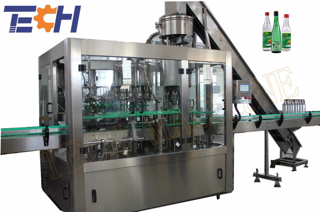 Automatic Glass Bottle Filling Capping Machine for Vodka