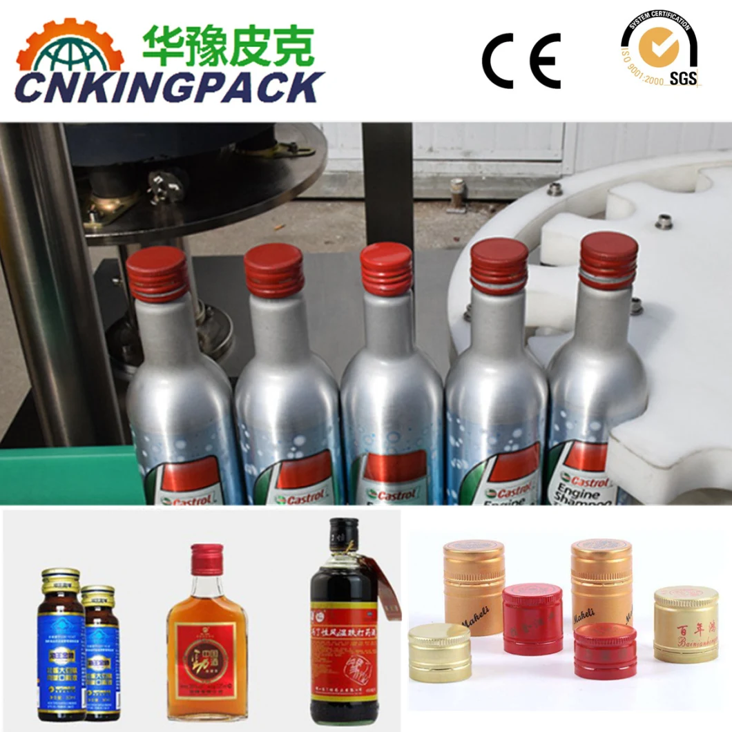 Automatic Metal Caps Bottle Glass Bottle Screw Capping Machine