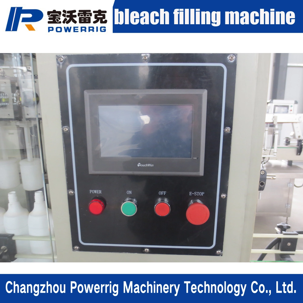 Powerrig Machinery Automatic Filling Antiseptic Liquid 6 Heads Liquid Bottle Filling and Capping Machine