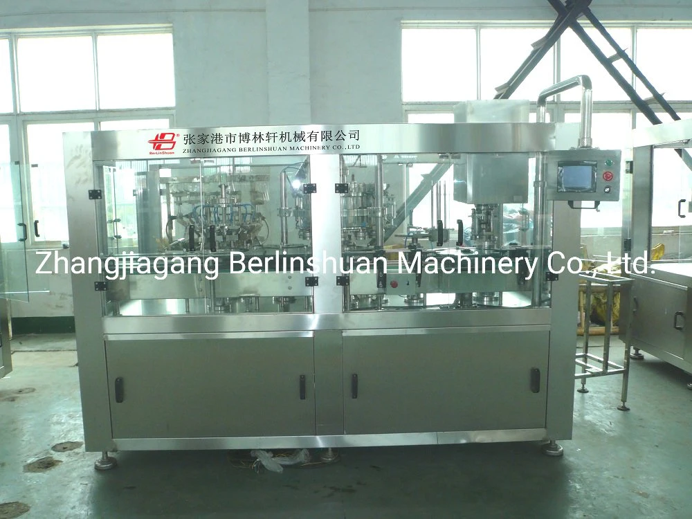 Automatic Carbonated Beverage Soft Drink Soda Water Aluminum Can Filling Machine