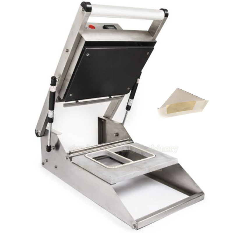 Manual Food Tray Sandwich Paper Box Sealing Machine Sealer