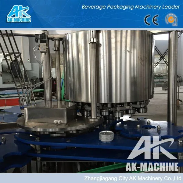 Automatic Can Spray Filling Machine Carbonated Water Plant Aluminum Can Filling Machine