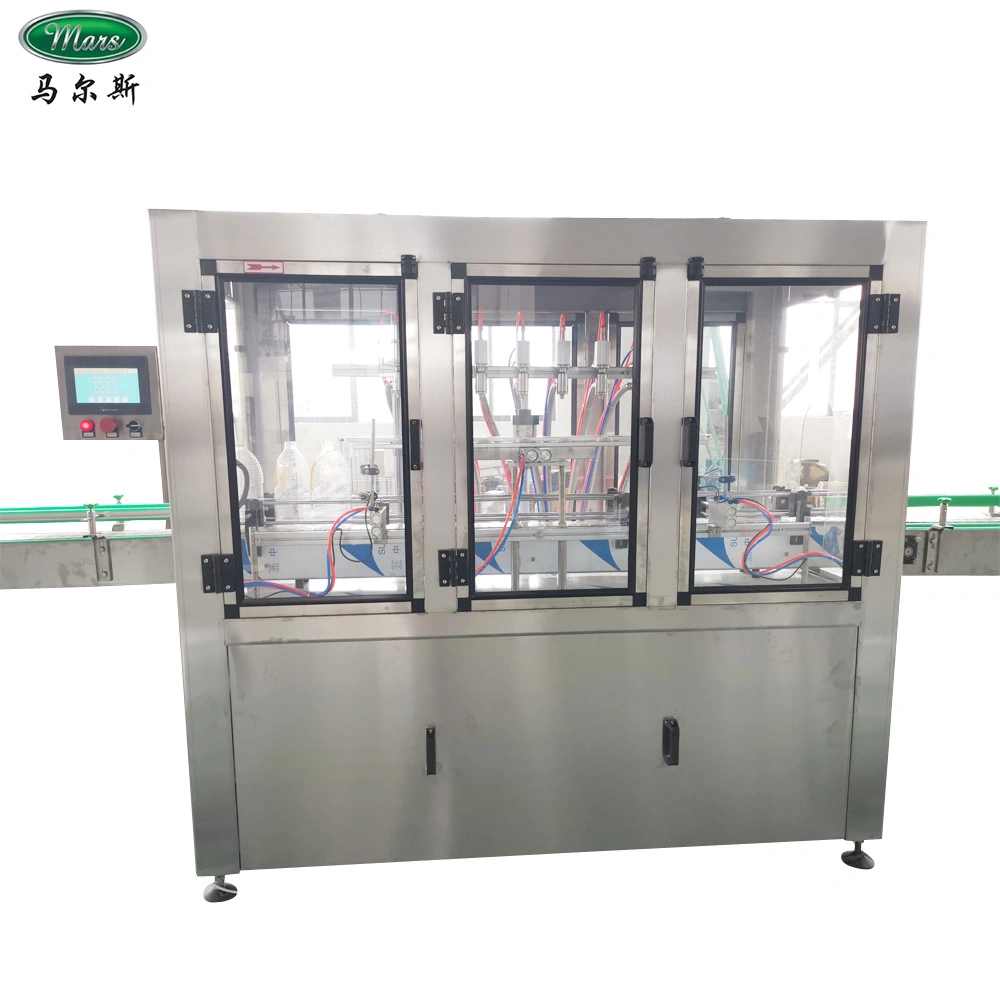 Automatic Inline Hand Sanitizer Bottle Filling Capping Machine