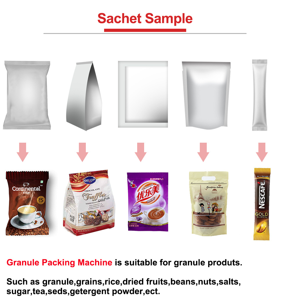 Pouch Filling Sealing Packing Machine Granular Packing Machine for Plastic Bags