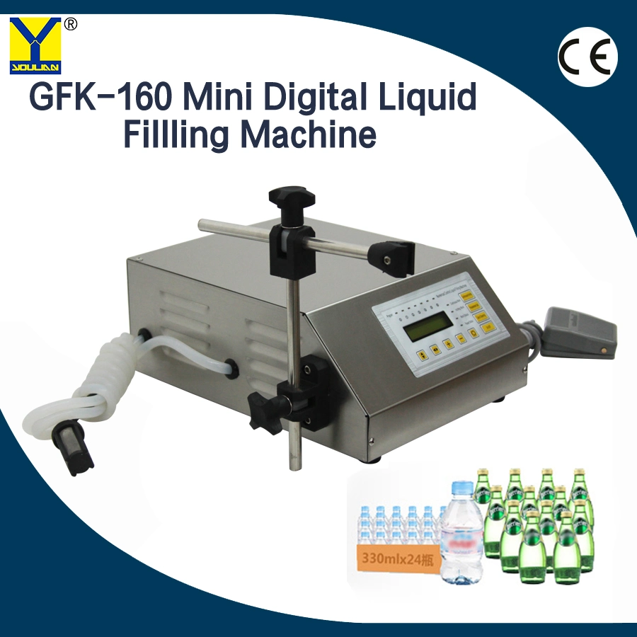 Cheap Price Numerical Control Liquid Filling Machine, Small Manual Liquid Filler Gfk-160 (3-3000ml)