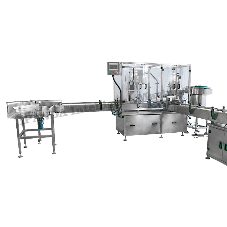Automatic Linear Type Syrup Filling and Capping Machine/Syrup Filling Line