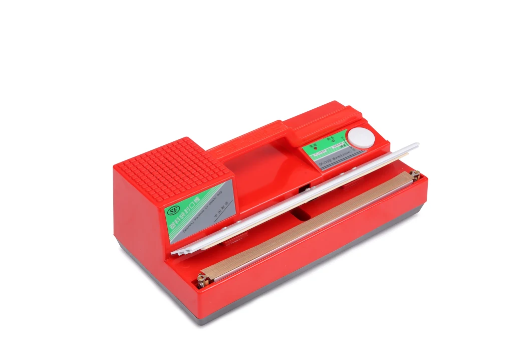 Duoqi Sf-270 Red Color Manual Plastic Hand Press Handy Sealer Hand Sealing Packing Machine