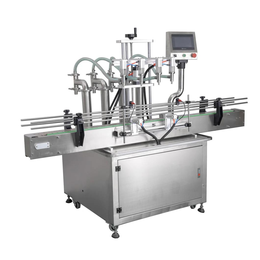 Duoqi Automatic Paste and Liquid Bottle Filling Capping Machine Induction Sealing Machine for Whole Line