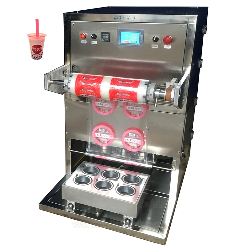 Bubble Tea Automatic Cup Sealing Machine/Tabletop Sealers/Plastic Cup Heat Sealer
