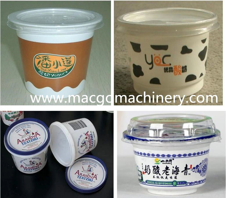 Yogurt Ice Cream Cup Filling Sealing Machine