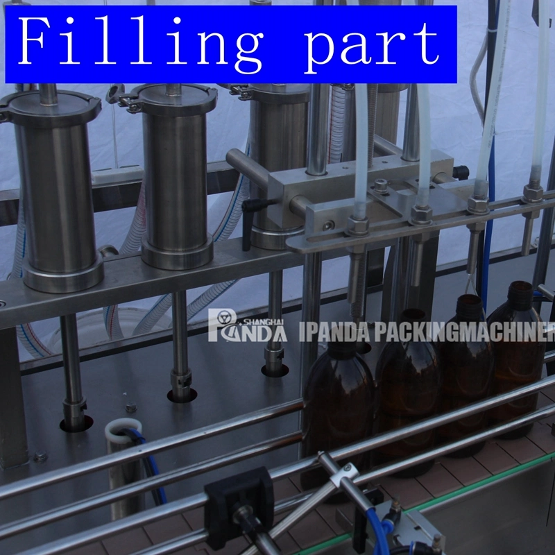 Automatic Linear Type Syrup Filling and Capping Machine/Syrup Filling Line