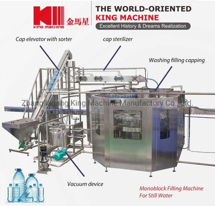 Automatic Mineral Water Bottle Machine Pure Water Bottle Filling Machinery