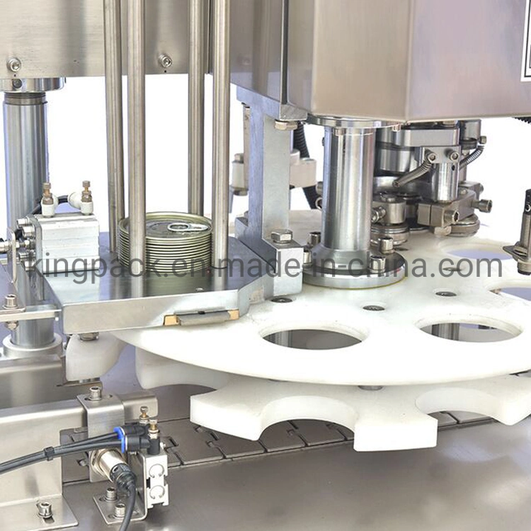 High Quality Automatic Aluminum Powder Drinks Cans Tins Capping Sealing Machine Filling Machine Labeling Machine Packing Machine Capping Machine