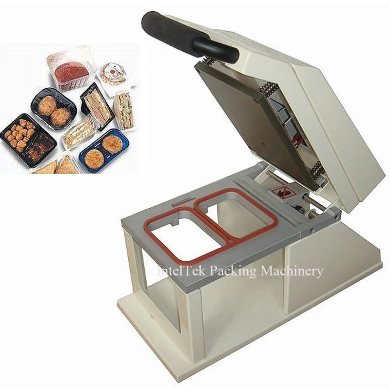 Manual Snack Box Tray Heat Sealing Sealer Machinery