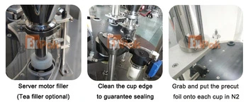 Coffee Capsule Filling Sealing Packing Machine Filling Machinery for Nespresso K-Cup