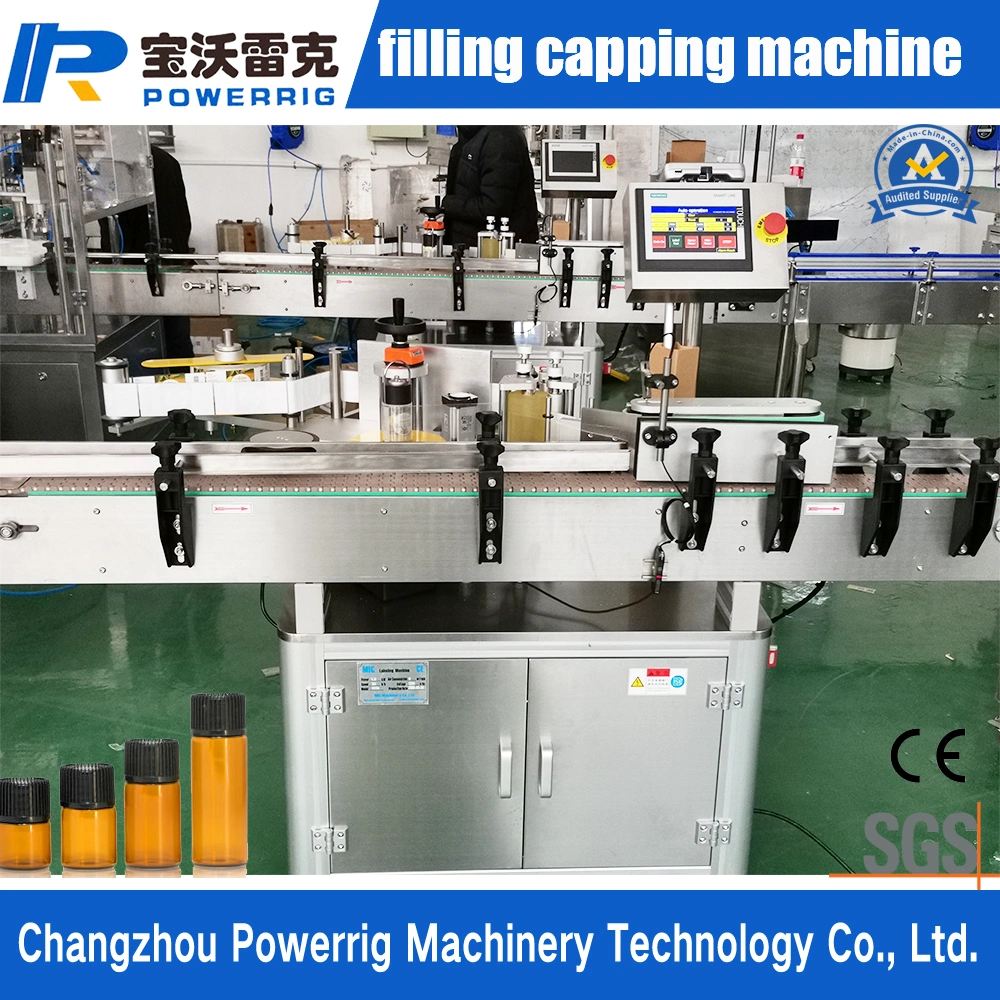 Easy Operation Automatic Filling 50ml Liquid Materia Equipent Small Bottle Filling and Packing Machine