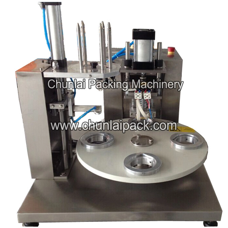 300per Hour Semi-Automatic Cheese Cup Filling Sealing Machine PP Cup Milkshake Packing Machine