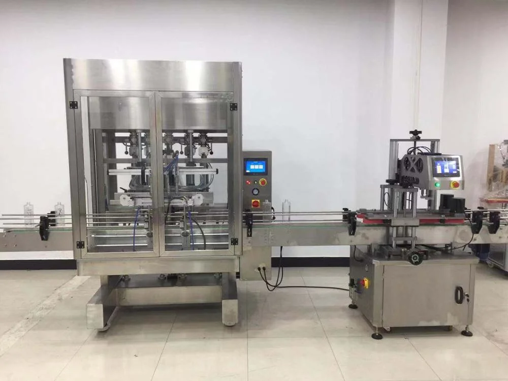 100-1000ml Electrical Horizontal Double Head Beverage Oil Filling Machine, Liquid Filling Machine, Water Filling