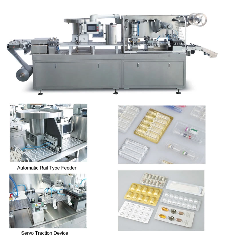Automatic Alu-Alu Pharmaceutical Machinery Pill Softgel Capsule Tablet Packaging Blister Packing Machine