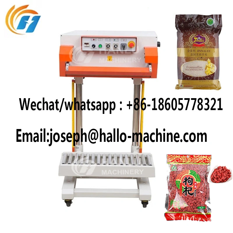 Continuous Band Sealer Machine Vertical Thicker Bag Heating