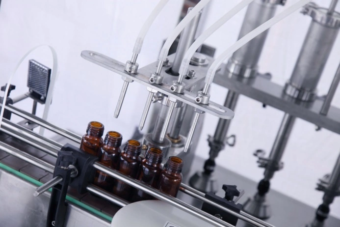 Oral Liquid Syrup Bottle Piston Pump Liquid Filling Sealing Machine (30-60ml)