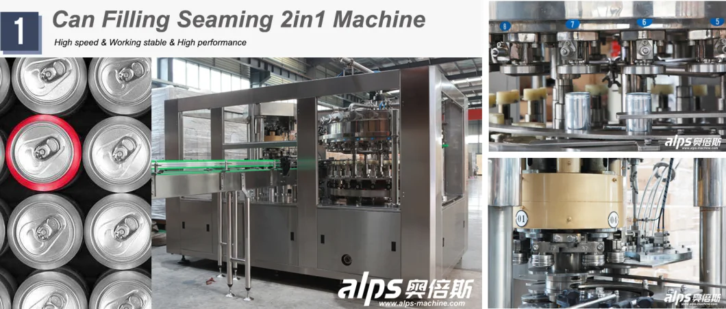 Aluminum Pet Can Juice Filling and Canning Machine