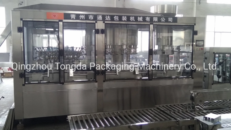 Fully Automatic Glass Bottle Wine Washer Filler Capper Machine