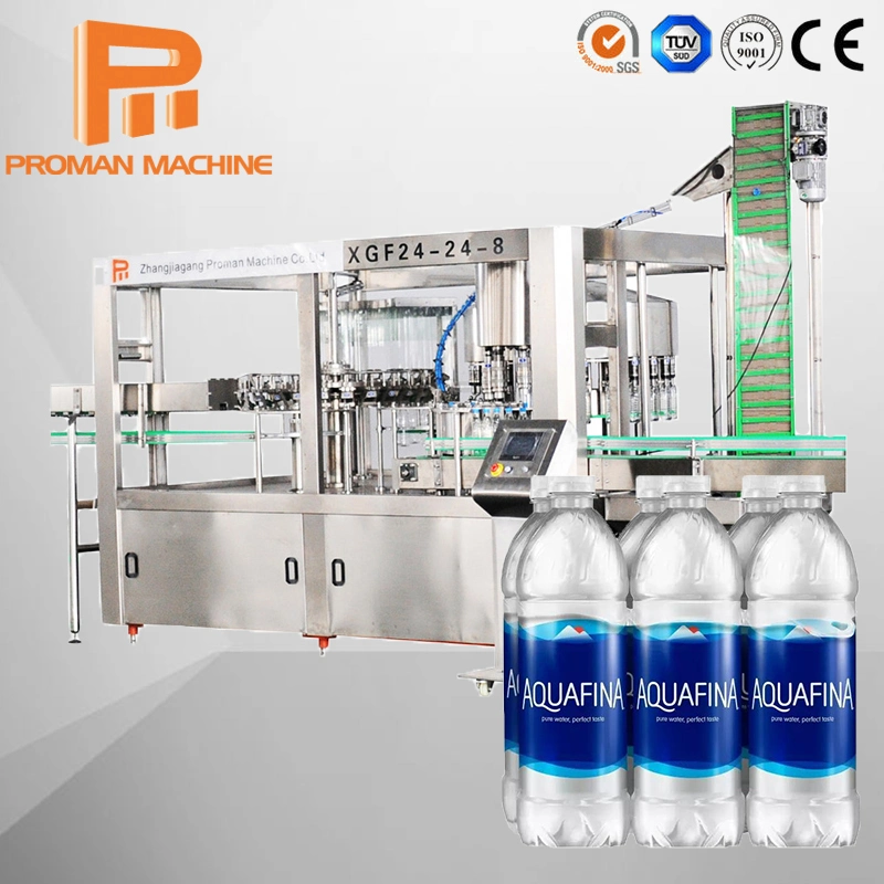 4000bph Complete Line Pet Plastic Bottle Water Pure Water Mineral Water Filling Packing Machine Equipment Line