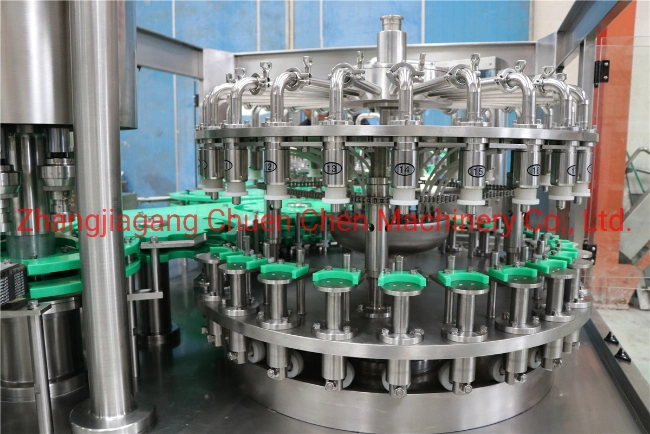 Coconut Juice Glass Bottle Filling Aluminum Screw Cap Sealing Machine