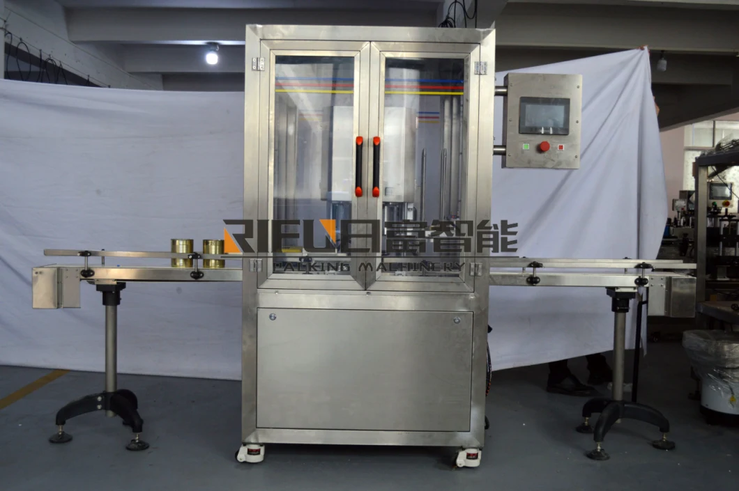 China High Quality Automatic Metal Pet Tin Can Vacuum Sealing Machine Capping Machine Seaming Machine