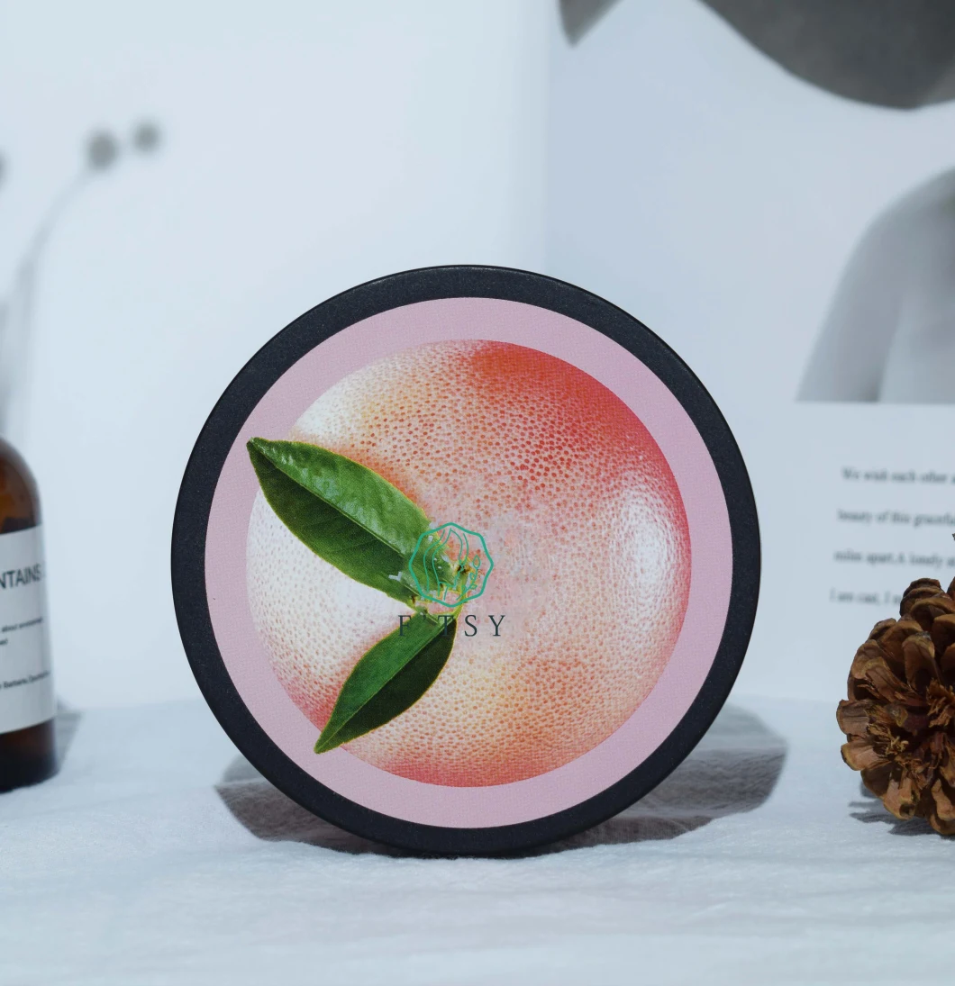 OEM Grapefruit Extract Body Butter Free Customized Body Butter High Quality Thick Texture Skin Nourishing Grapefruit Body Butter