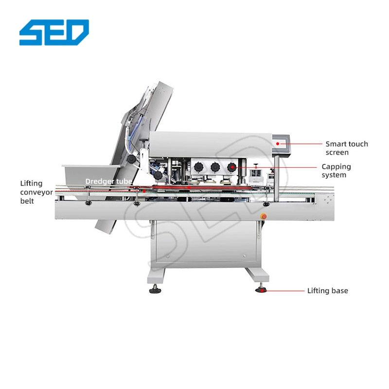 Fully Automatic Glass Bottle Cap Sealer Suitable for Various Bottle Caps