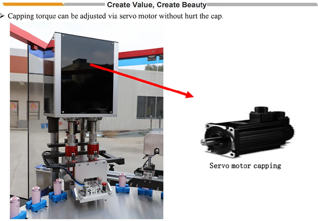 Automatic Body Care Rotatory Multi-Function Bottle Filling and Capping Production Equipment