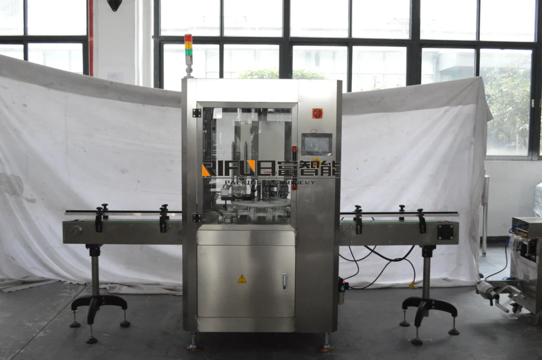 Rifu Automatic Milk Tea Coffee Juice Powder Tin Can Sealing Machine Capping Machine Seaming Machine
