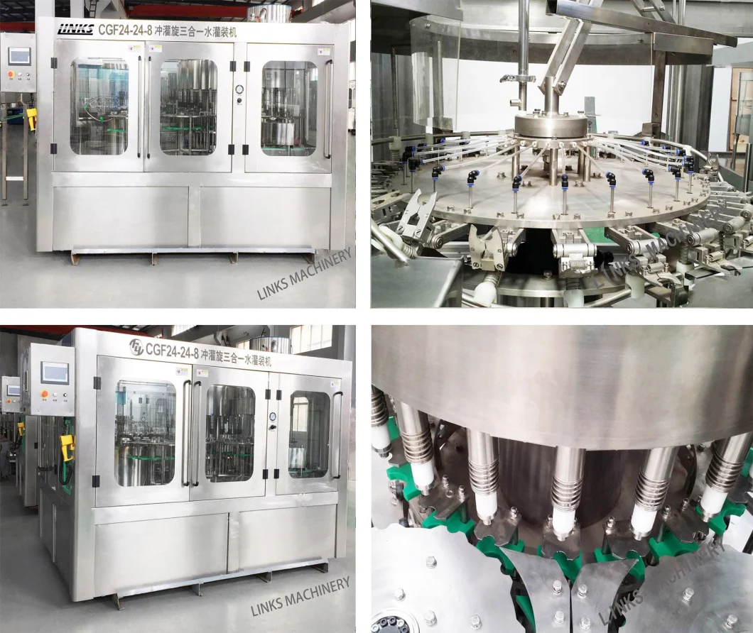 Automatic Glass Water Bottling and Capping Equipment with Low Price