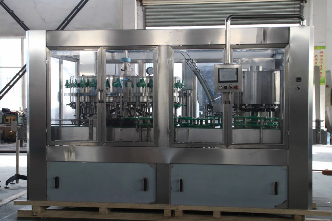 30 - 50 Bpm Stainless Steel Soft Drink Isobar Can Filling Machine for Carbonated Beverage