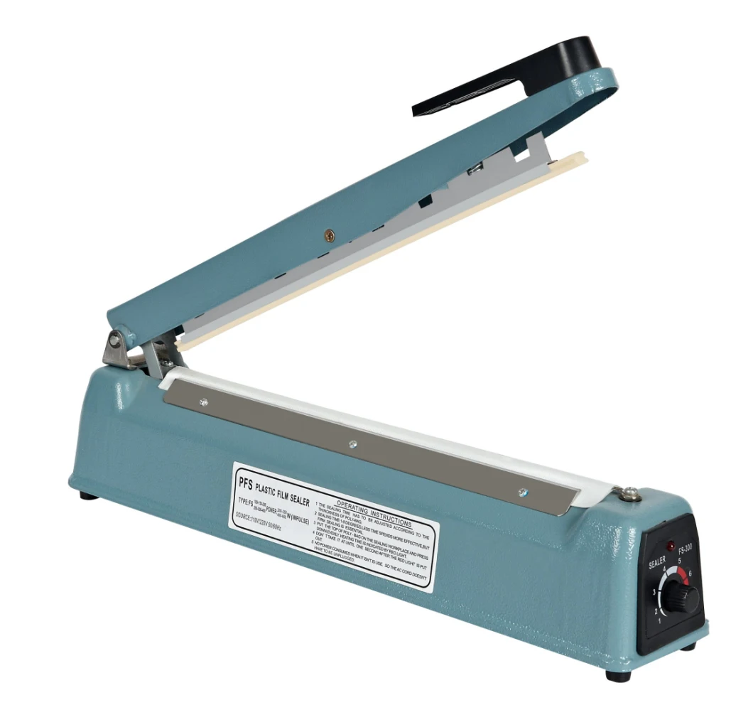 220V Manual Plastic Film Sealer Heat Impulse Sealer Fs-200