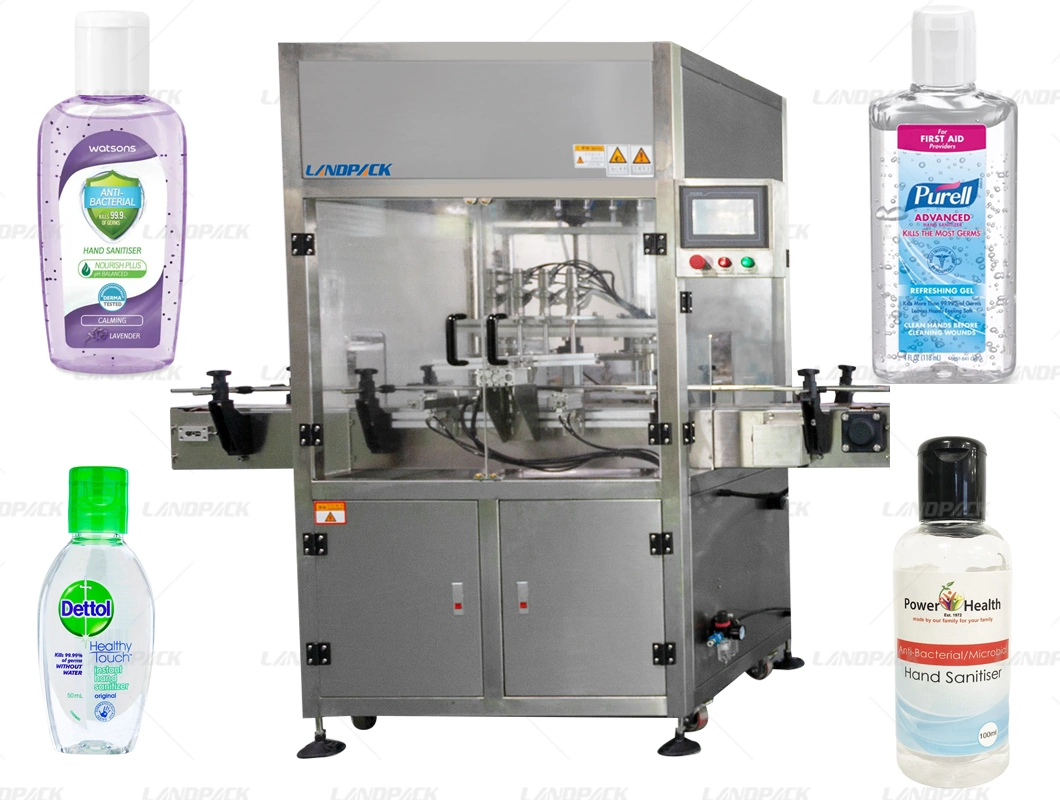 Multifunction Hand Sanitizer Bottle Filling Capping Labeling Machine Hand Sanitizer Filling Line
