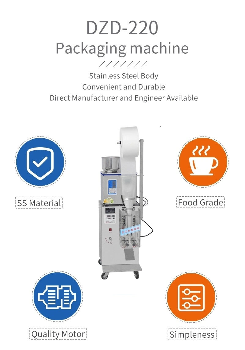 Spices Packing Machine Multi-Function Automatic Small Stick Spice Powder Grain Filling Weight Packing Machine