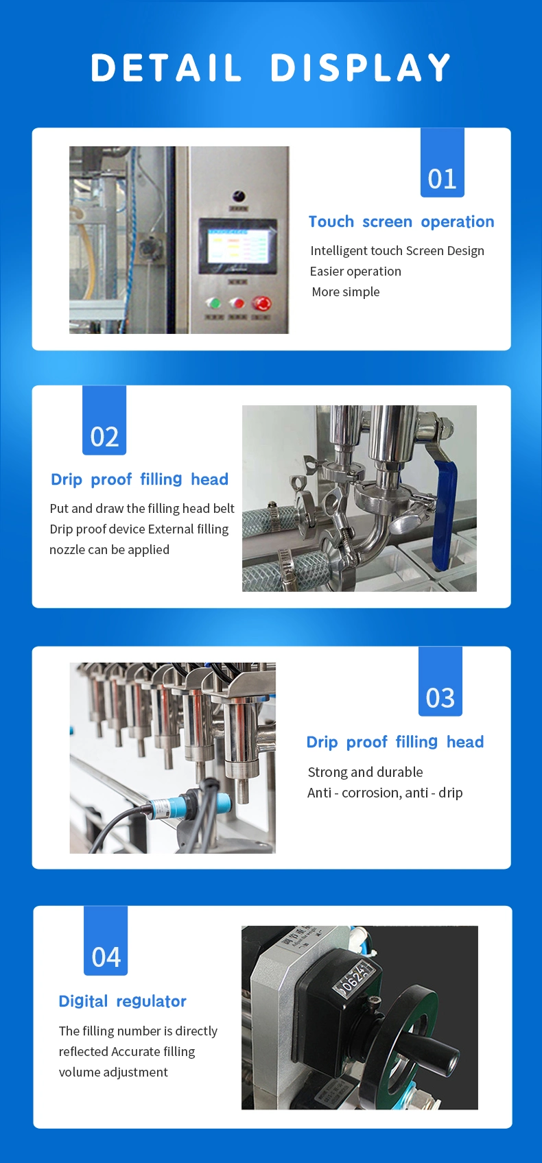 Top Piston Liquid Filling and Capping Machine for Universal Filling
