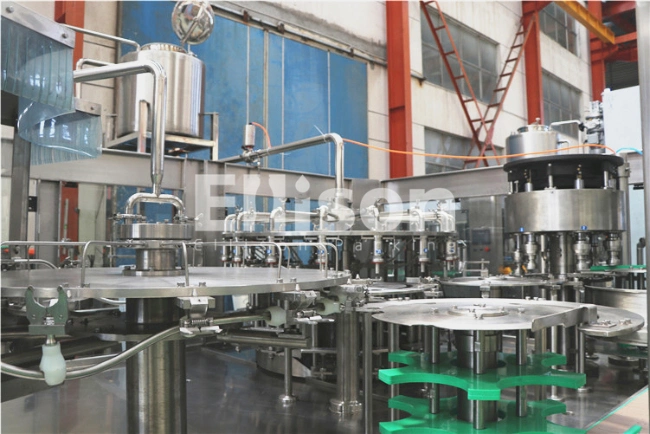 Rotary Type 3L - 5L Barrel Bottle Rinsing Washing Filling Bottling Sealing Capping Labeling Equipment Prodution Line Machine