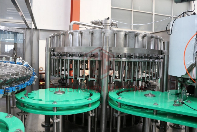 Linear Glass Bottle Washing / Beer Carbonated Drink CSD Water Filling / Bottle Capping Sealing Machine
