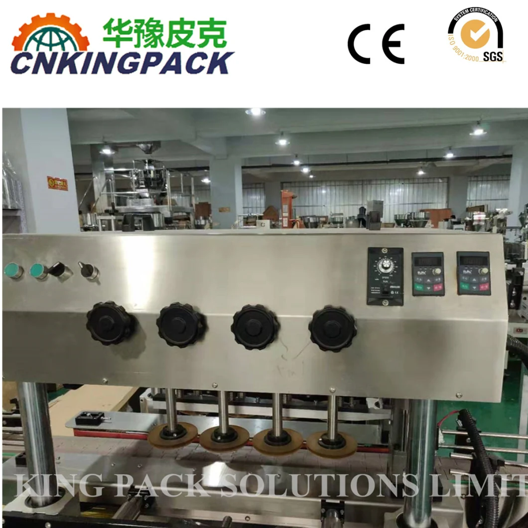 Automatic Screw Glass Bottle Cap Pressing Crimping Capping Machine