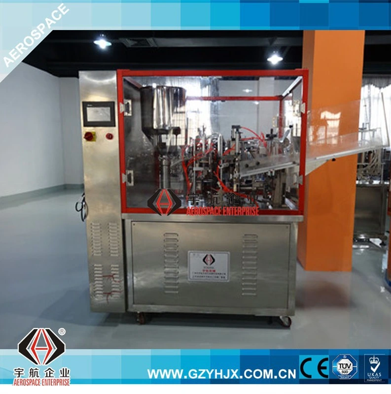 Semi-Automatic Manual Plastic Tube Filling Sealing Machine for Toothpaste