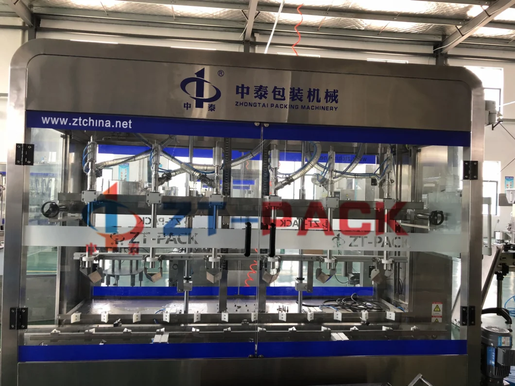 Automatic Linear Weighting Filling Line Sunflower Oil Palm Oil Edible Oil Filling Machine
