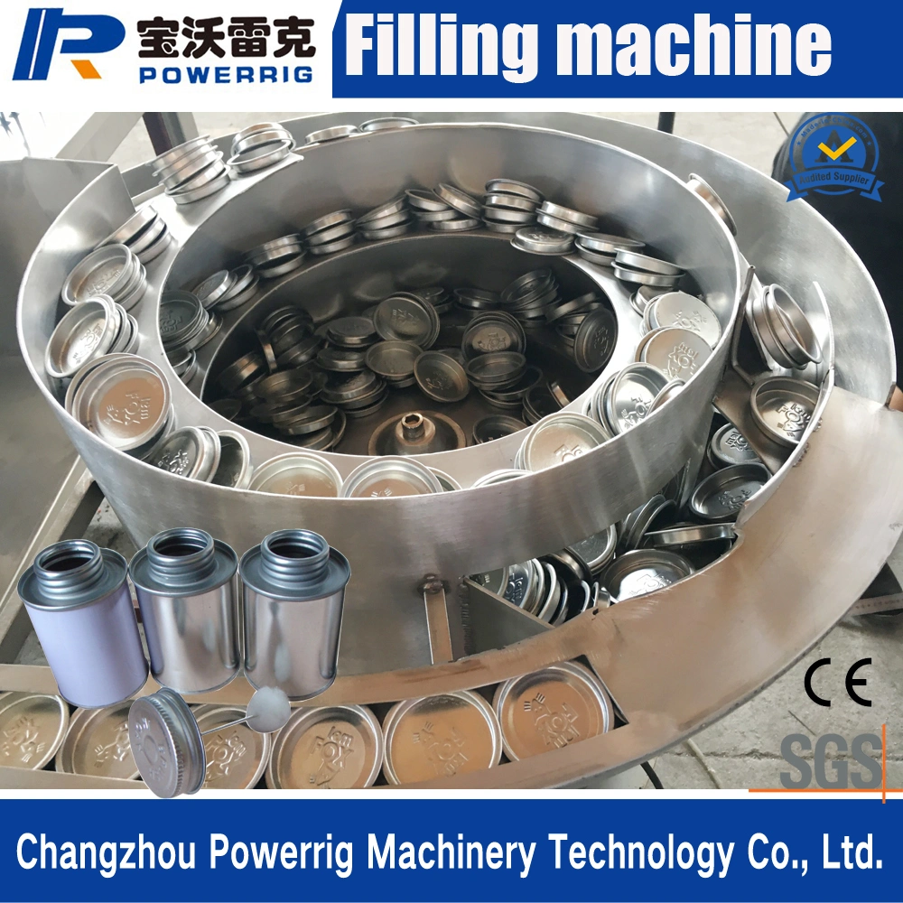 Good Price Aluminum Tin Can Glue Filling Capping Machine with Speed 20-30 Bpm