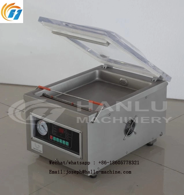 Dz260 Desktop Vacuum Sealer Machine Commercial Packaging Plastic Bag Sealing Machine for Food