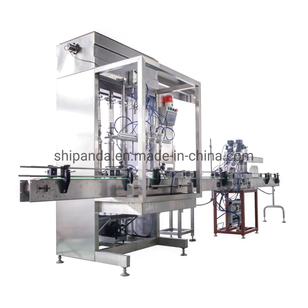 Piston Tomato Paste Bottle Filling Sealing Machine