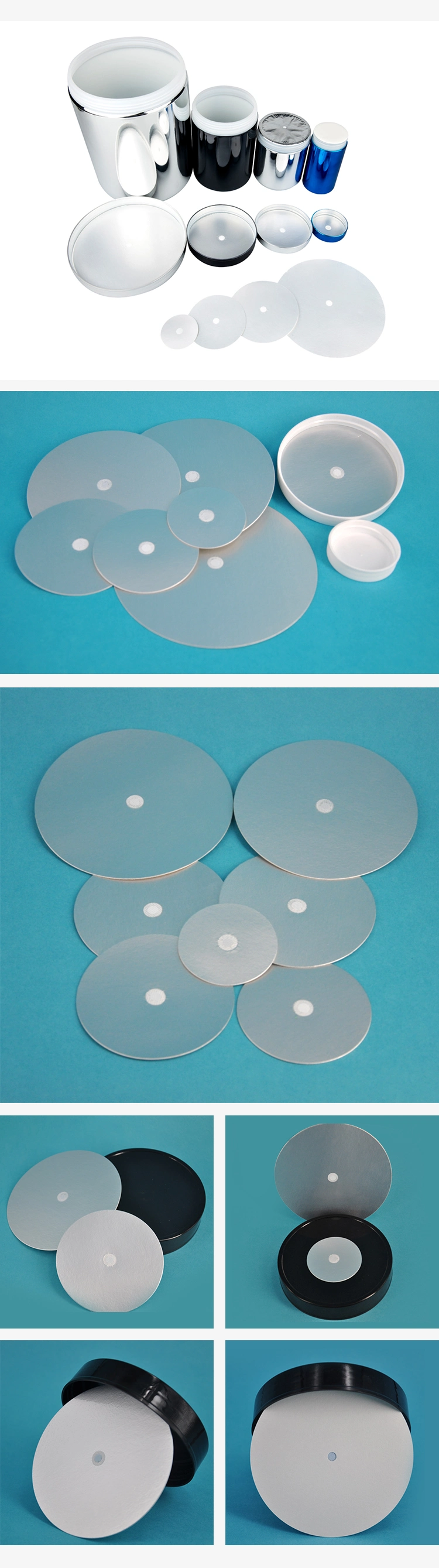 Heat Sealing and Induction Sealing Aluminium Foil Lids